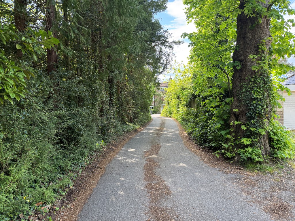 Lot: 20 - DRIVEWAY AND LAND WITH PARKING AND ACCESS - View of driveway from top